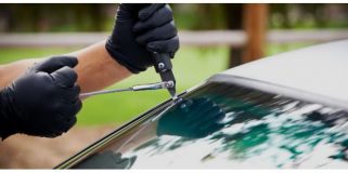 cutting windscreen